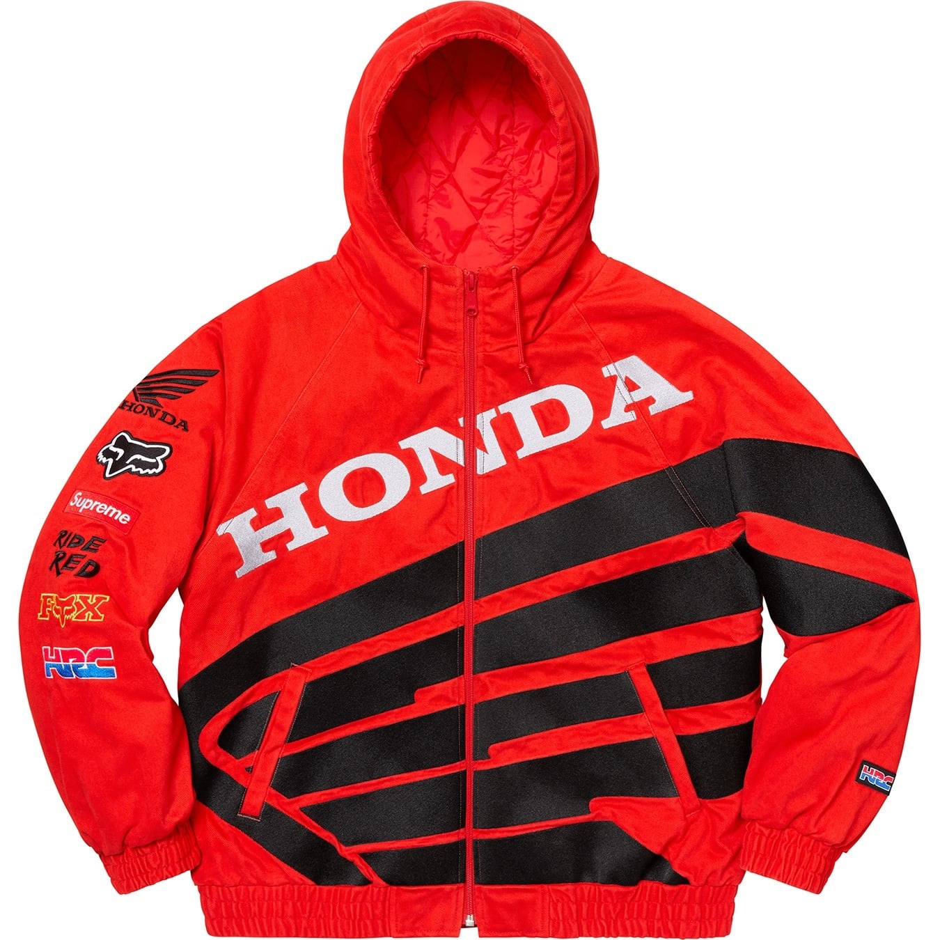 Supreme®/Honda®/Fox® Racing Puffy Zip Up Jacket view 4